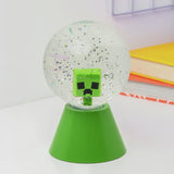 Minecraft Creeper glitter ball LED light 17cm (British brand)