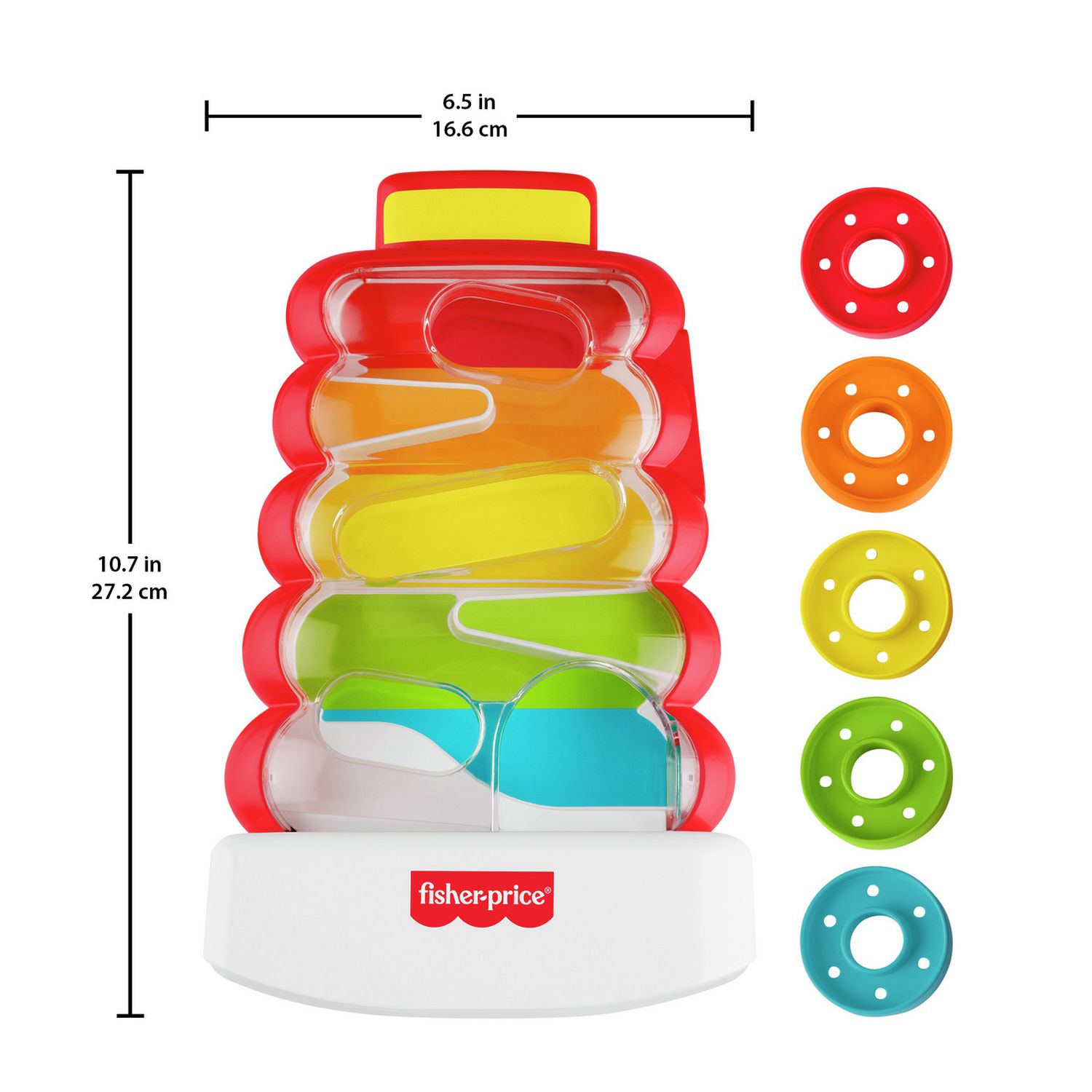 Fisher Price Drop Through Rock-a-Stack baby toy - British product