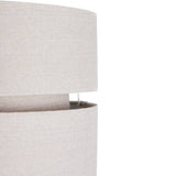 Argos Home grey fabric 2 tier lampshade 22cm, imported from the UK
