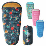 Silentnight kids envelope sleeping bag 400gsm space print - British product