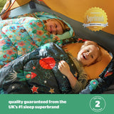 Silentnight kids envelope sleeping bag 400gsm space print - British product