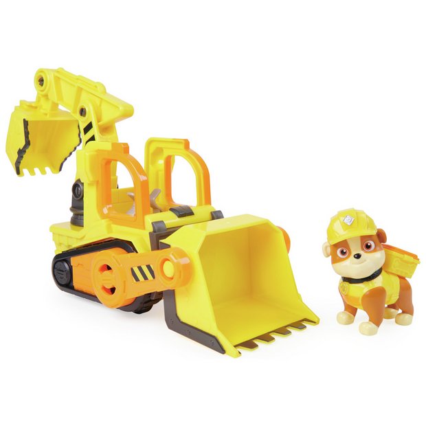 Rubble & Crew bulldozer toy with figure, imported from the UK