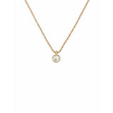 Ted Baker gold tone crystal pendant necklace adjustable chain, UK version