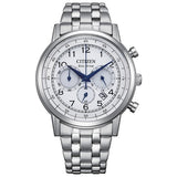Citizen men's watch white dial solar chronograph, UK version