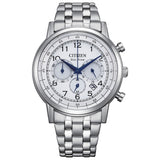 Citizen men's watch white dial solar chronograph, UK version