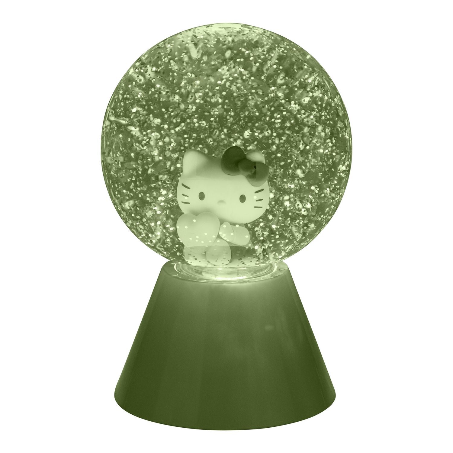 Hello Kitty glitter ball LED novelty light 17cm, UK version