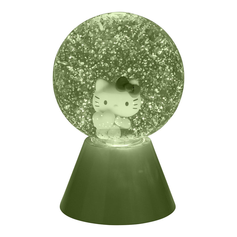 Hello Kitty glitter ball LED novelty light 17cm, UK version