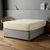 Silentnight cream fitted sheet for single bed (British brand)