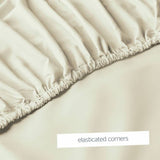 Silentnight cream fitted sheet for single bed (British brand)