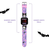 Kuromi kids watch purple plastic strap (British brand)