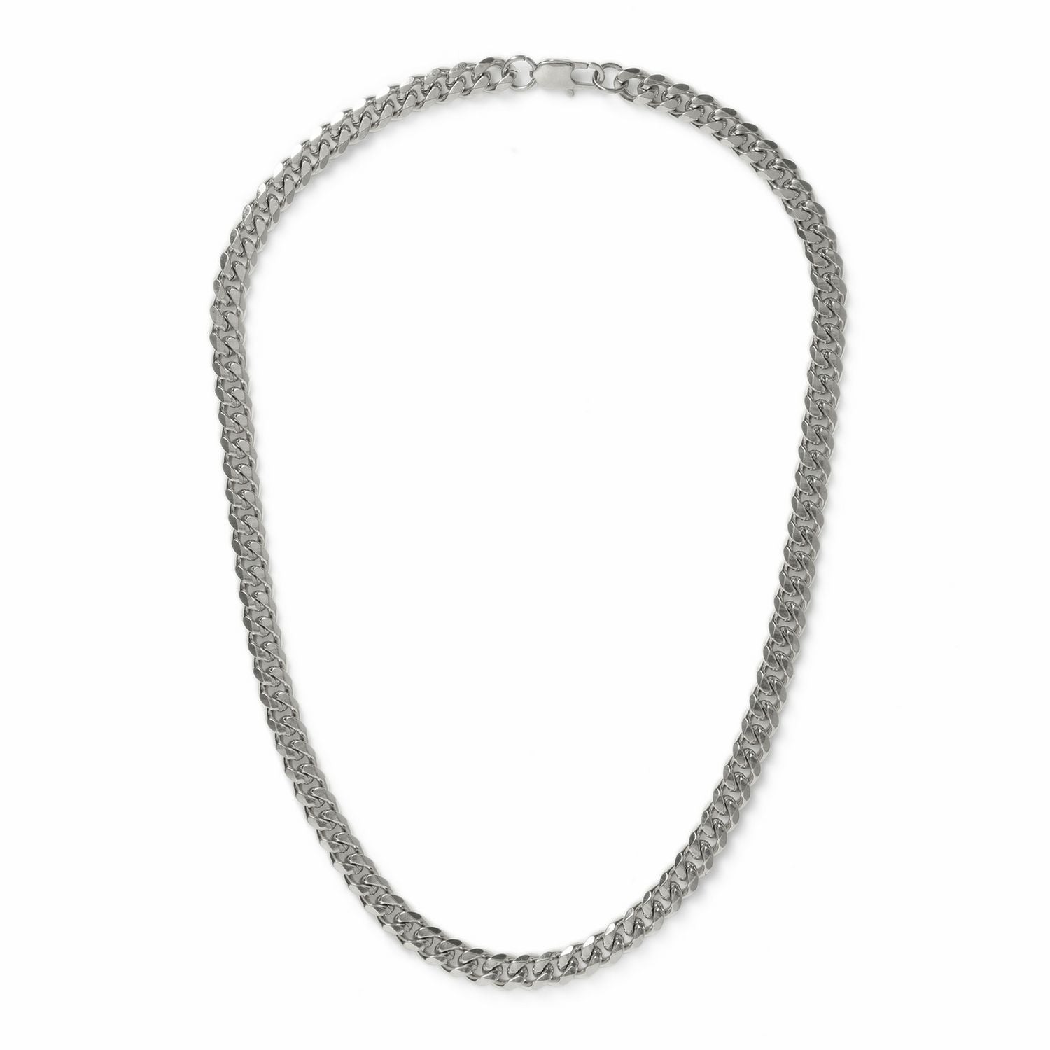 Uncommon Souls silver curb chain necklace (British brand)