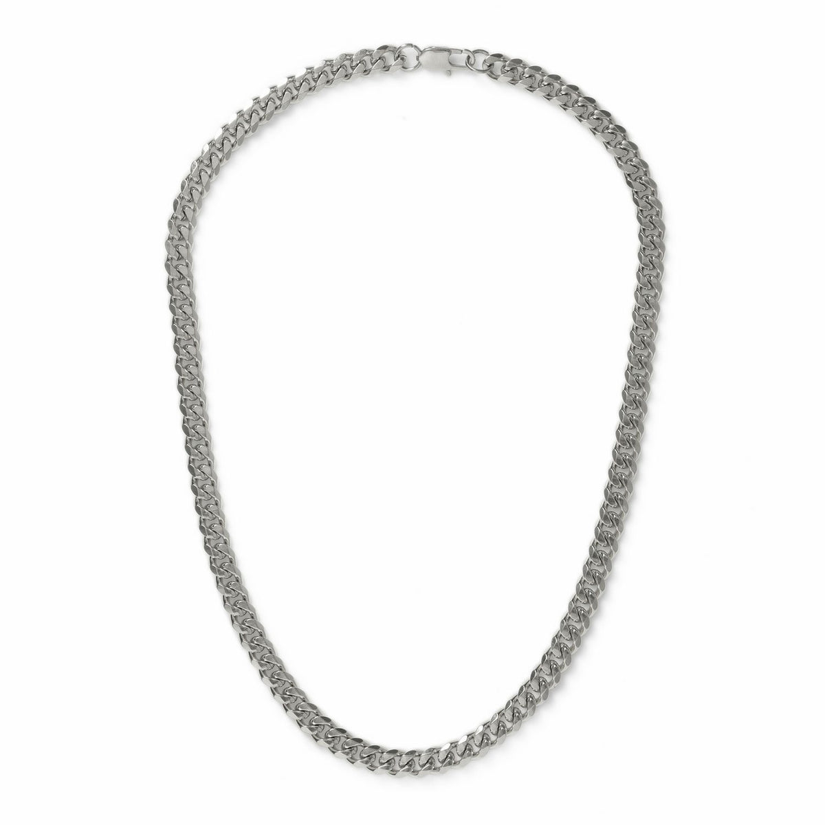 Uncommon Souls silver curb chain necklace (British brand)