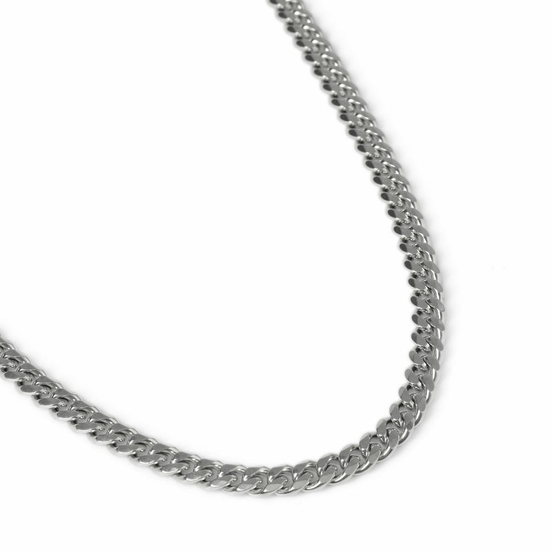 Uncommon Souls silver curb chain necklace (British brand)