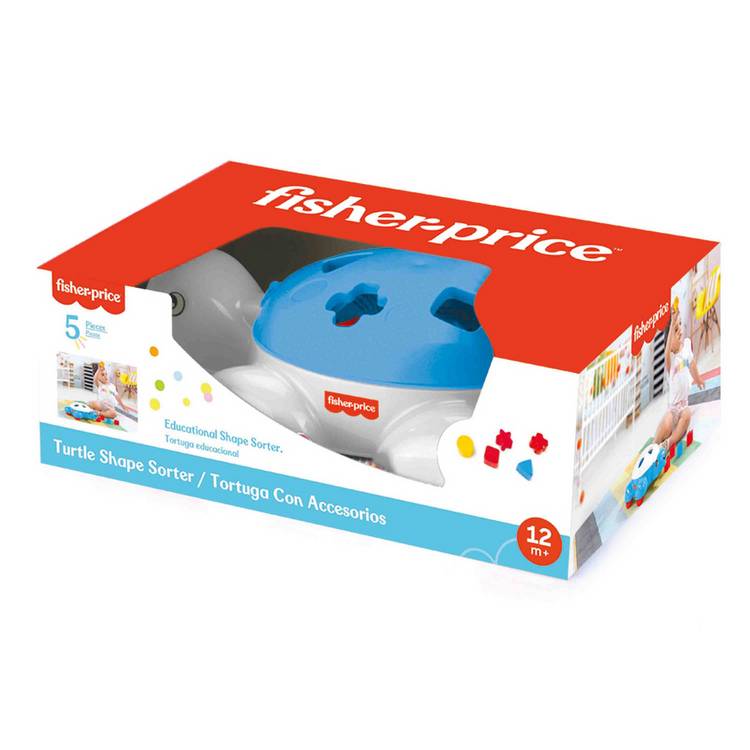Fisher-Price turtle shape sorter 5 piece - British product