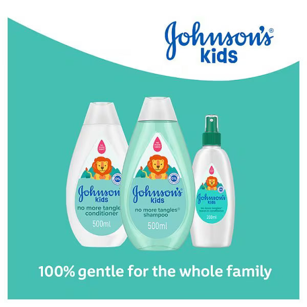 Johnson's No More Tangles Kids Shampoo 500ml, UK version