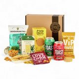 Spicers Of Hythe beer and cheese hamper gift box, imported from the UK