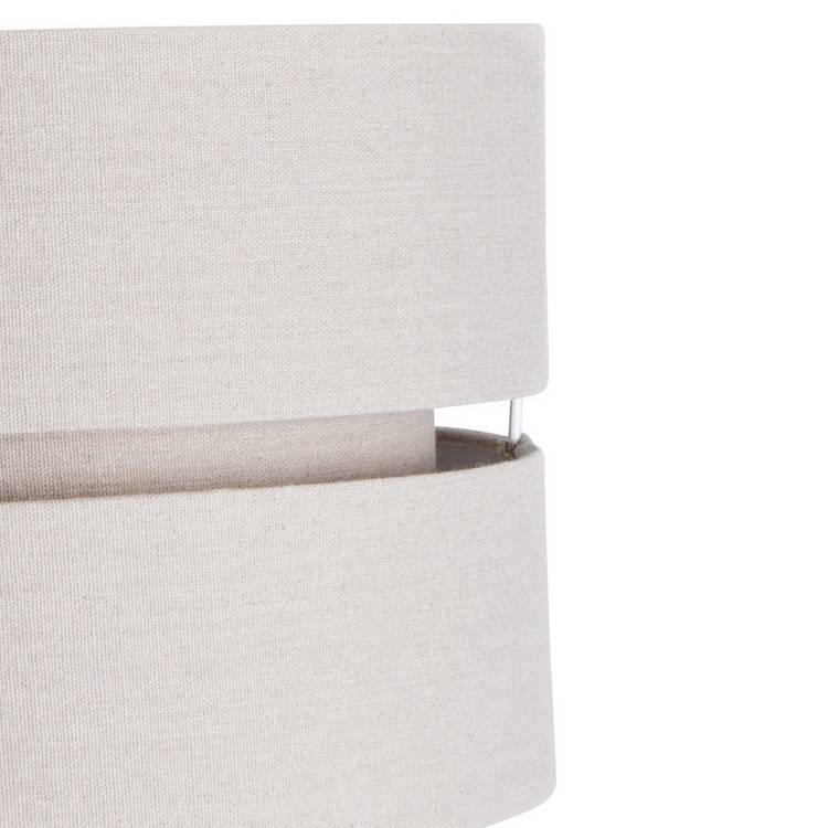 Argos Home two tier grey fabric lampshade 30cm, UK version