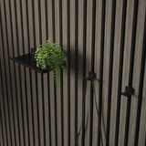 Kraus black metal wall panel hooks pack of two (British brand)