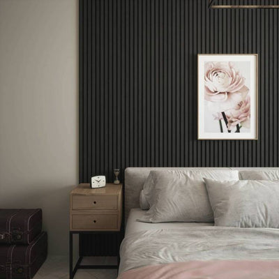 Argos Kraus Acoustic Wood Veneer Slate Grey Wall Panel 2.4m- Buy online at McGrocer