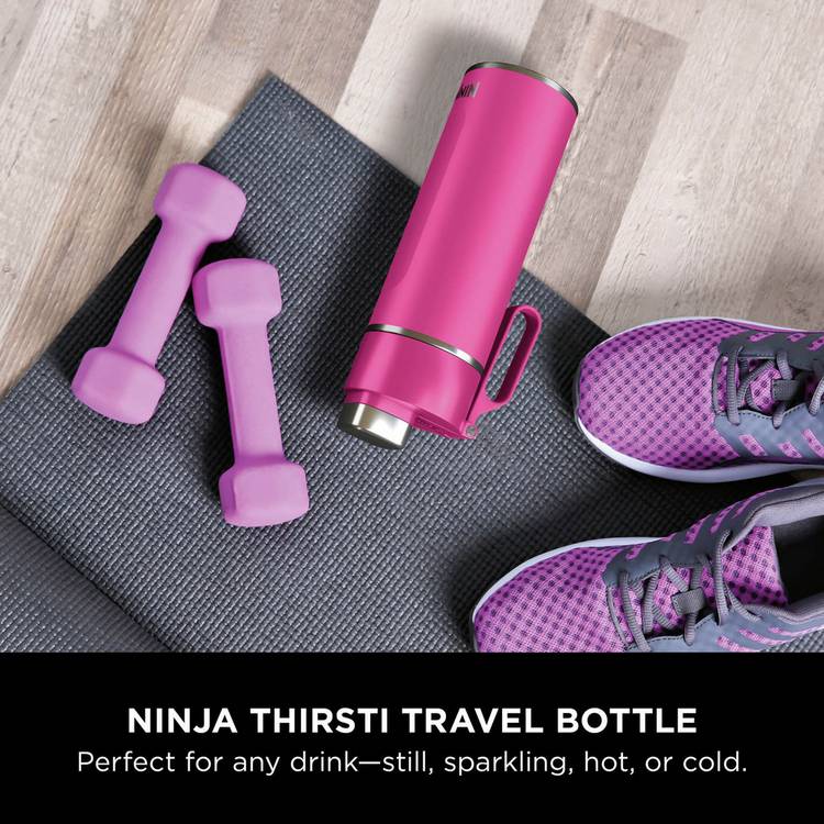 Ninja travel bottle hot pink 700ml, imported from the UK