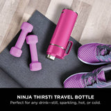 Ninja travel bottle hot pink 700ml, imported from the UK