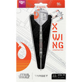 Target X-Wing 90% tungsten steel tip darts 24g, imported from the UK
