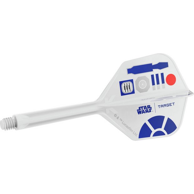 Target Star Wars R2-D2 K-Flex integrated dart flights (British brand)