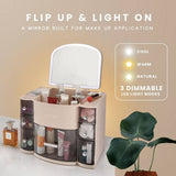 SENSSE Illumi Glam Box makeup organiser with LED mirror, imported from the UK