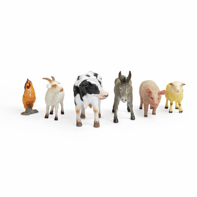 CollectA farm figurines starter pack 6 animals, UK version