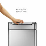 Simplehuman touch-bar recycling bin 48L (British brand)