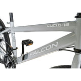 Falcon Cyclone 24 inch kids hybrid bike light grey, imported from the UK