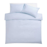 Habitat plain pale blue bedding set single, imported from the UK