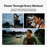 Belkin SoundForm ActiveFit wireless sports earbuds in cream (British brand)