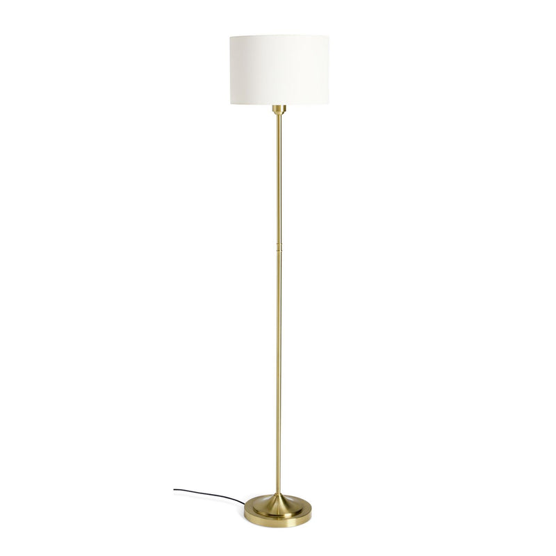 Argos Home Carla stick floor lamp white brass 152cm, UK version