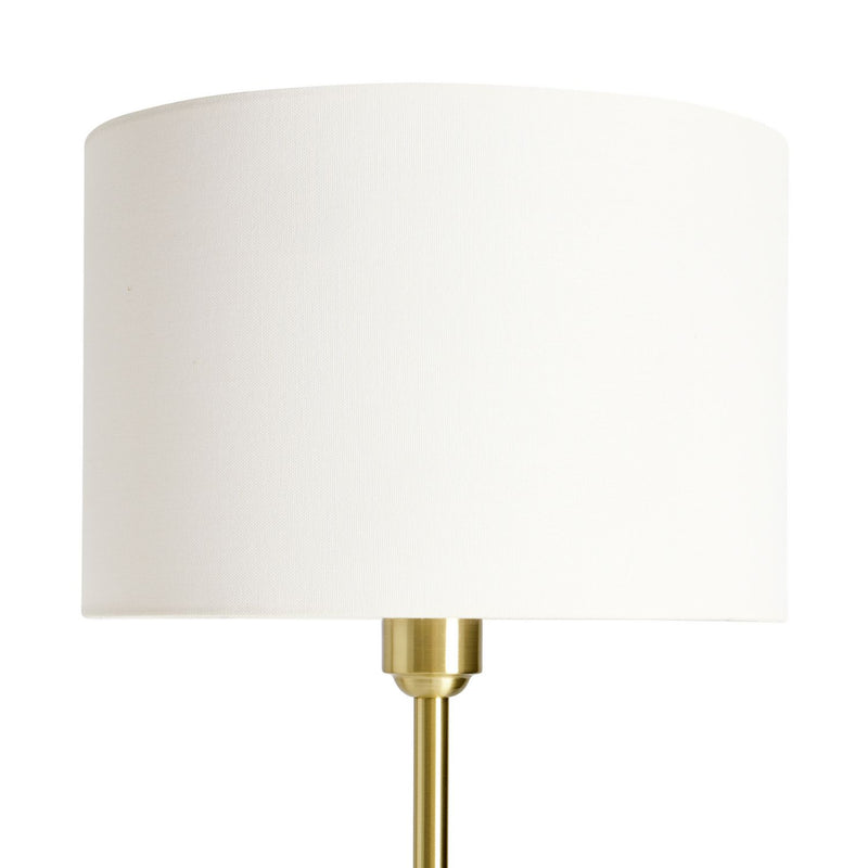 Argos Home Carla stick floor lamp white brass 152cm, UK version