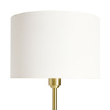 Argos Home Carla stick floor lamp white brass 152cm, UK version