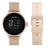 Sekonda rose gold smart watch with stainless steel mesh strap (British brand)