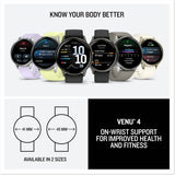 Garmin Venu 4 GPS smartwatch periwinkle 41mm (British brand)