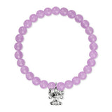Disney Lilo and Stitch silver charm beaded bracelet, UK version