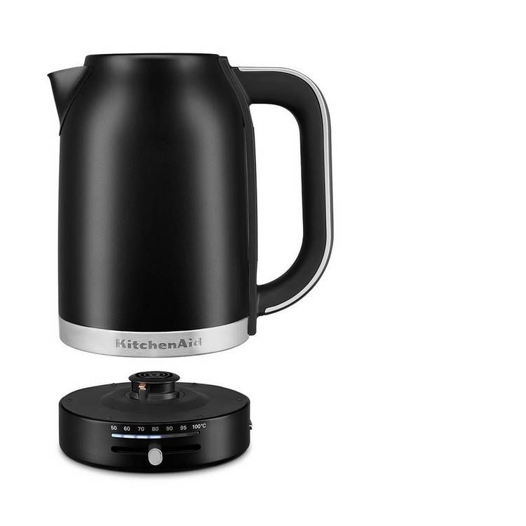 KitchenAid variable temperature kettle black 1.7L, UK version
