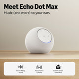 Amazon Echo Dot Max 2025 Smart Speaker - Glacier White