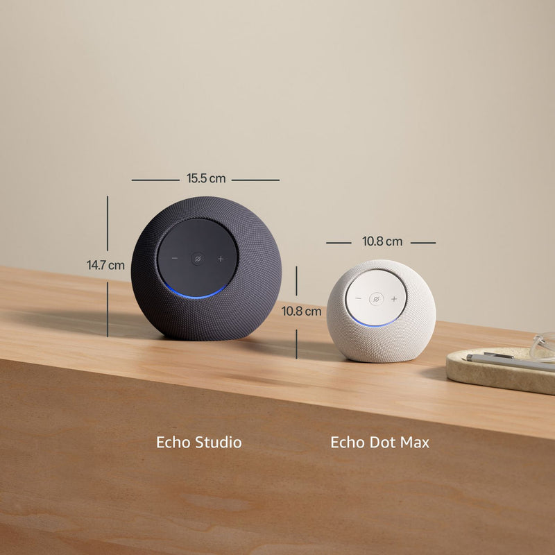 Amazon Echo Dot Max 2025 Smart Speaker - Glacier White