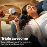 Amazon Echo Dot Max 2025 Smart Speaker - Glacier White