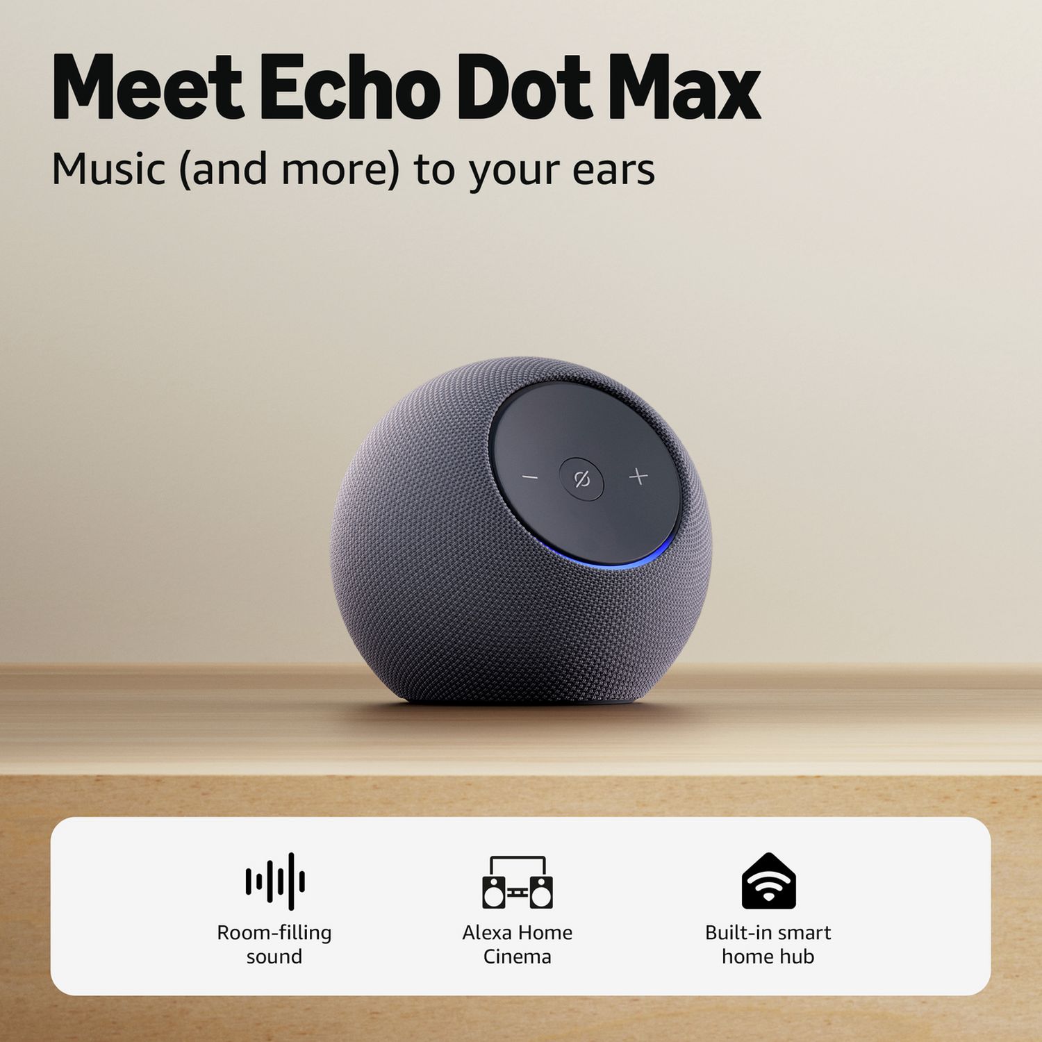 Amazon Echo Dot Max 2025 Smart Speaker - Graphite