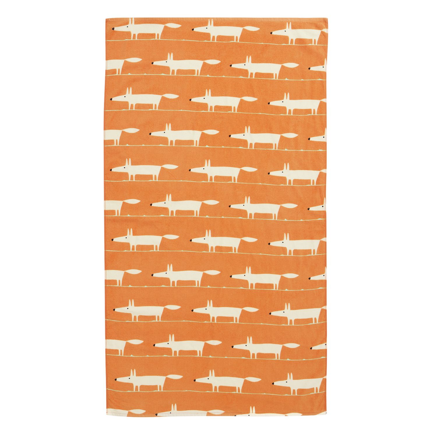 Habitat Mr Fox beach towel orange 150x80, imported from the UK