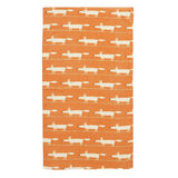 Habitat Mr Fox beach towel orange 150x80, imported from the UK