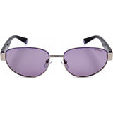 Polaroid purple PLD6123 sunglasses, imported from the UK