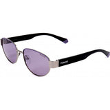 Polaroid purple PLD6123 sunglasses, imported from the UK