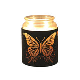 Aroma black butterfly 3-in-1 tealight holder and wax melt burner (British brand)