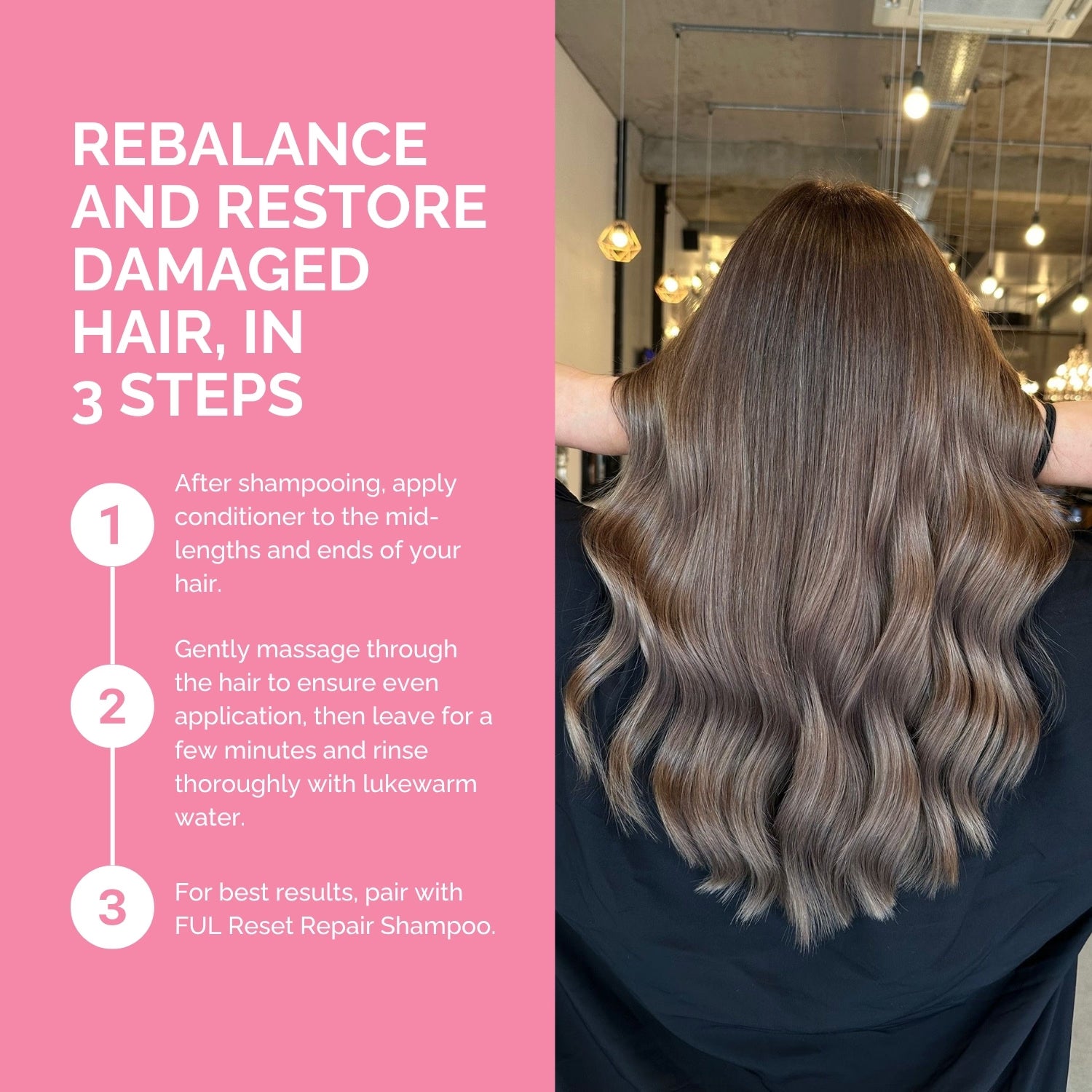 FUL Reset Repair hair conditioner 250ml, UK version